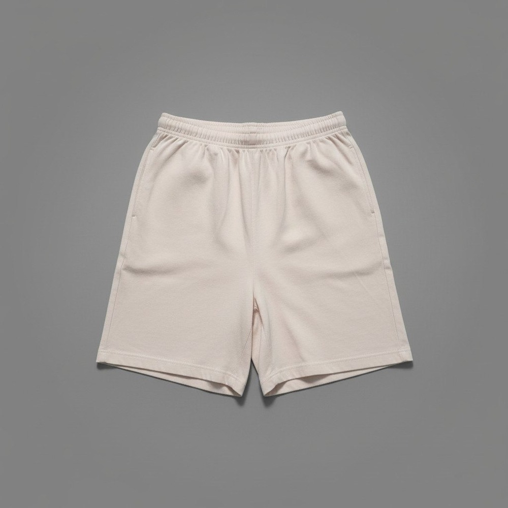 Chaus Sport Pale Pink Elastic Waist Knit‎ Lounge Shorts, Side Pockets, Women's